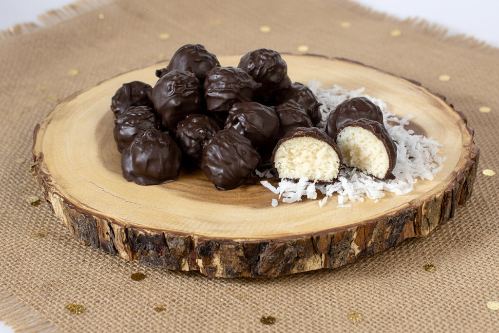 Chocolate Covered Coconut Bites