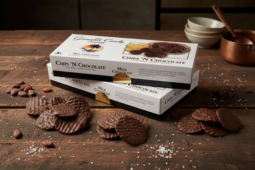 Grimaldi Candy Co. milk chocolate covered potato chips 